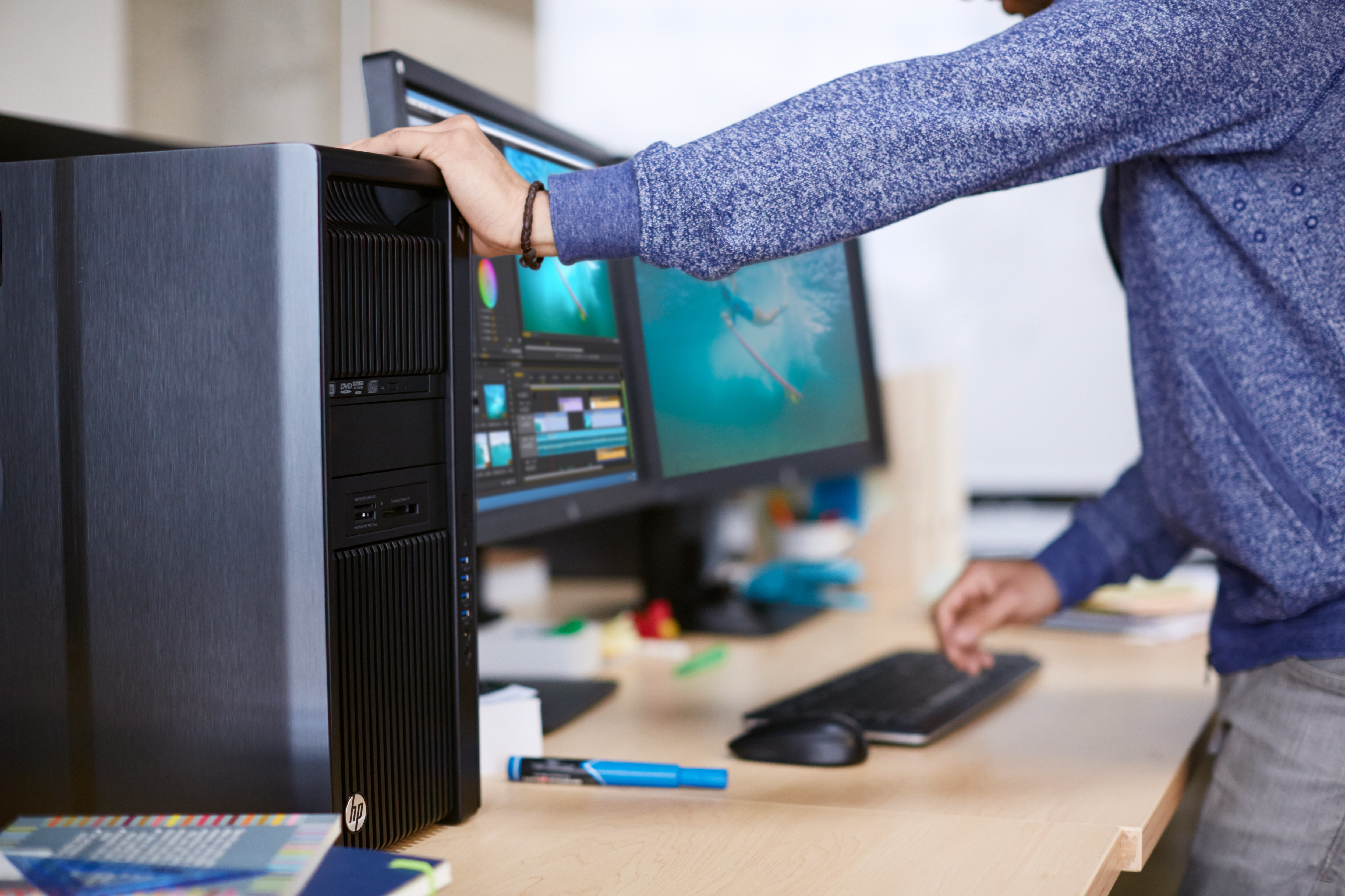 HP Z440 Intel Xeon E5 v3 E5-1620V3 8 GB DDR4-SDRAM 1 TB HDD NVIDIA® Quadro® K620 Windows 7 Professional Mini Tower Workstation Black image 17