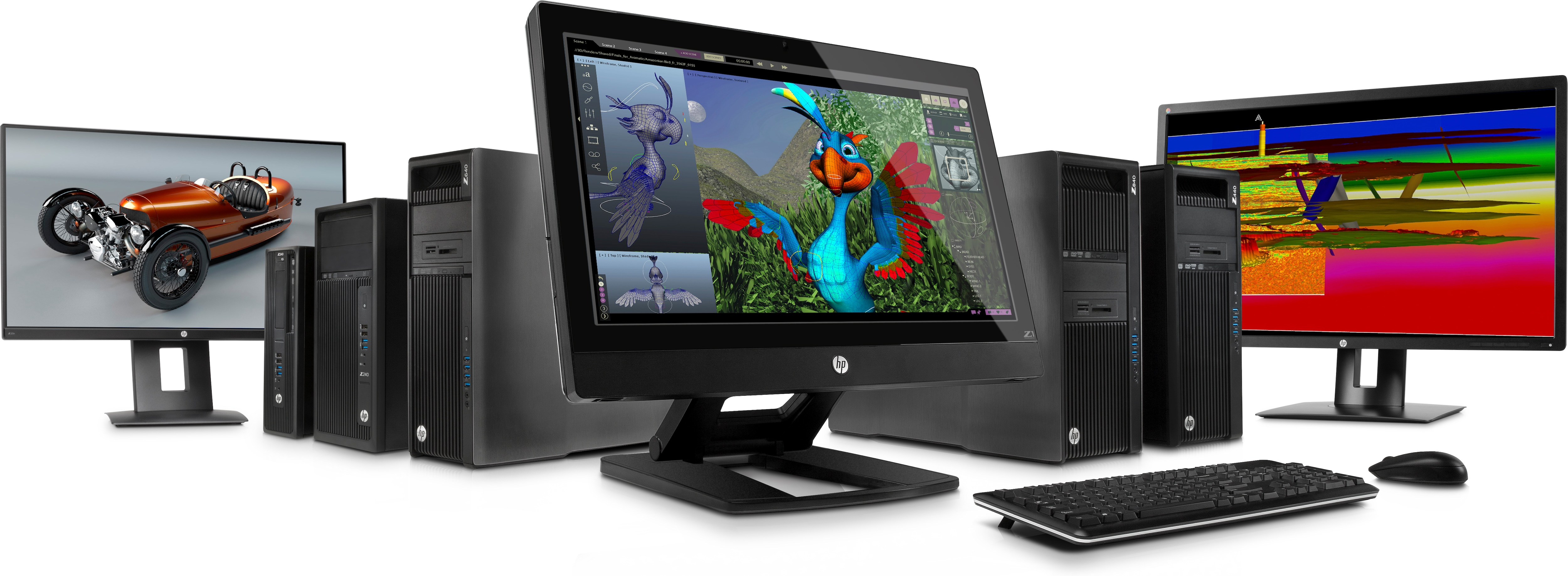 HP Z440 Intel Xeon E5 v3 E5-1620V3 8 GB DDR4-SDRAM 1 TB HDD NVIDIA® Quadro® K620 Windows 7 Professional Mini Tower Workstation Black image 36