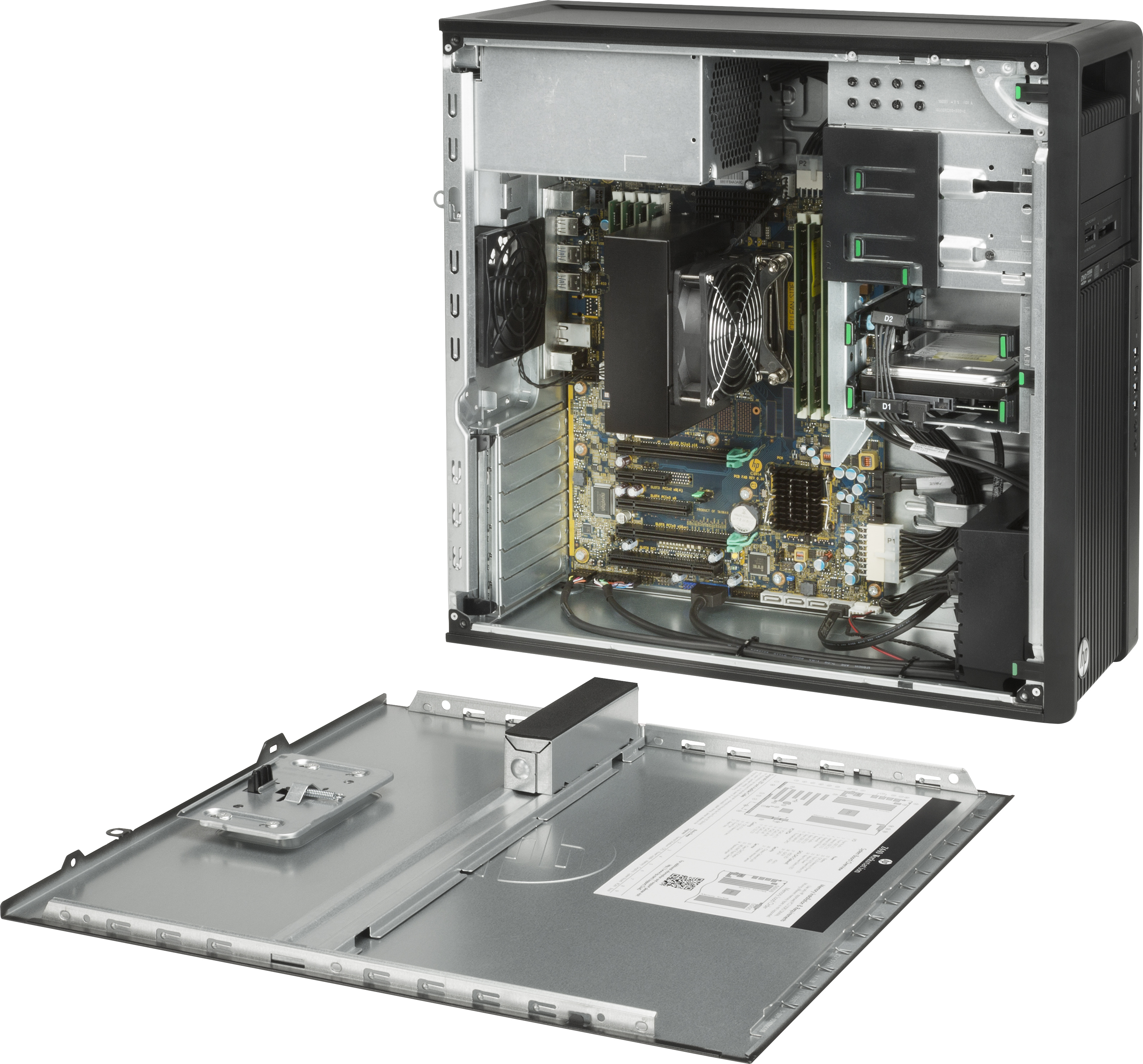 HP Z440 Intel Xeon E5 v3 E5-1620V3 8 GB DDR4-SDRAM 1 TB HDD NVIDIA® Quadro® K620 Windows 7 Professional Mini Tower Workstation Black image 6