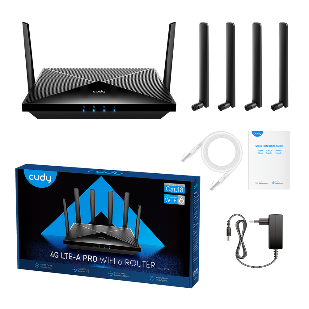 Cudy LT18 wireless router Gigabit Ethernet Dual-band (2.4 GHz – image 5