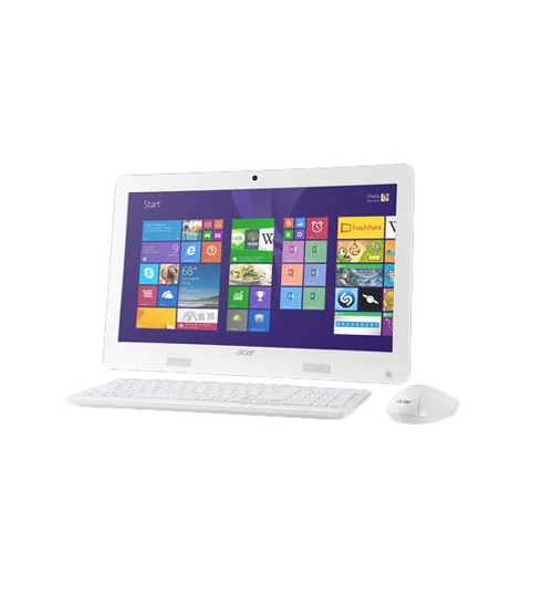 Acer Aspire ZC-606 Intel® Pentium® J2900 49.5 cm (19.5″) 1600 x 900 pixels All-in-One PC 4 GB DDR3-SDRAM 1 TB HDD Windows 8.1 Wi-Fi 4 (802.11n) White image 1
