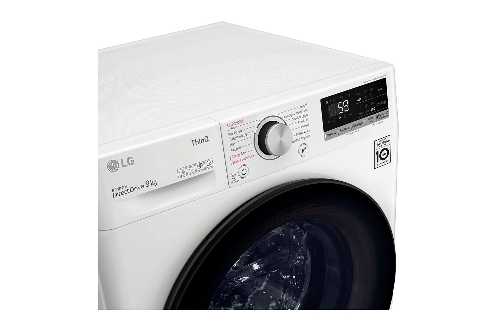LG Series 500 F4WV509SMAW washing machine Front-load – image 3