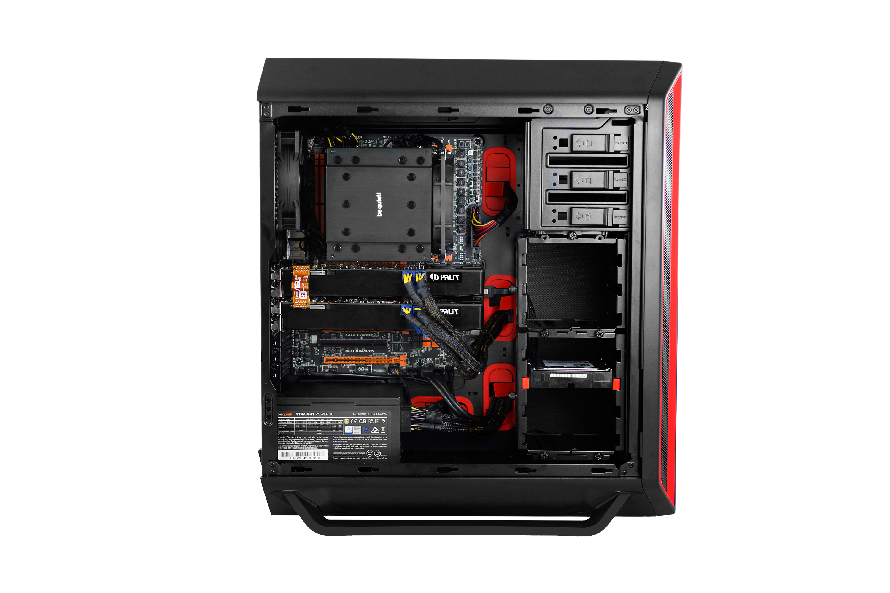 be quiet! Silent Base 800 Tower Black, Red image 5