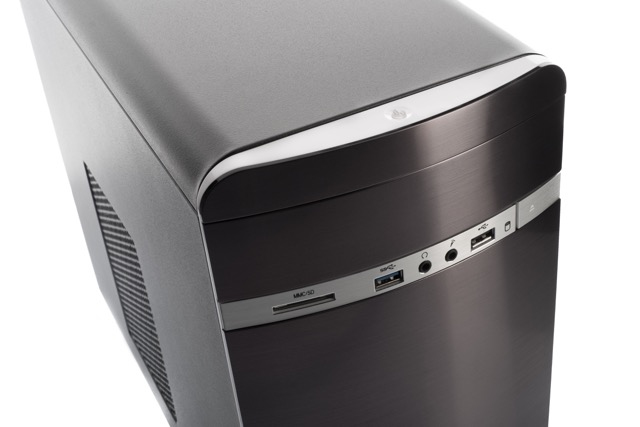 itek Otto Mini Tower Black, Silver image 2