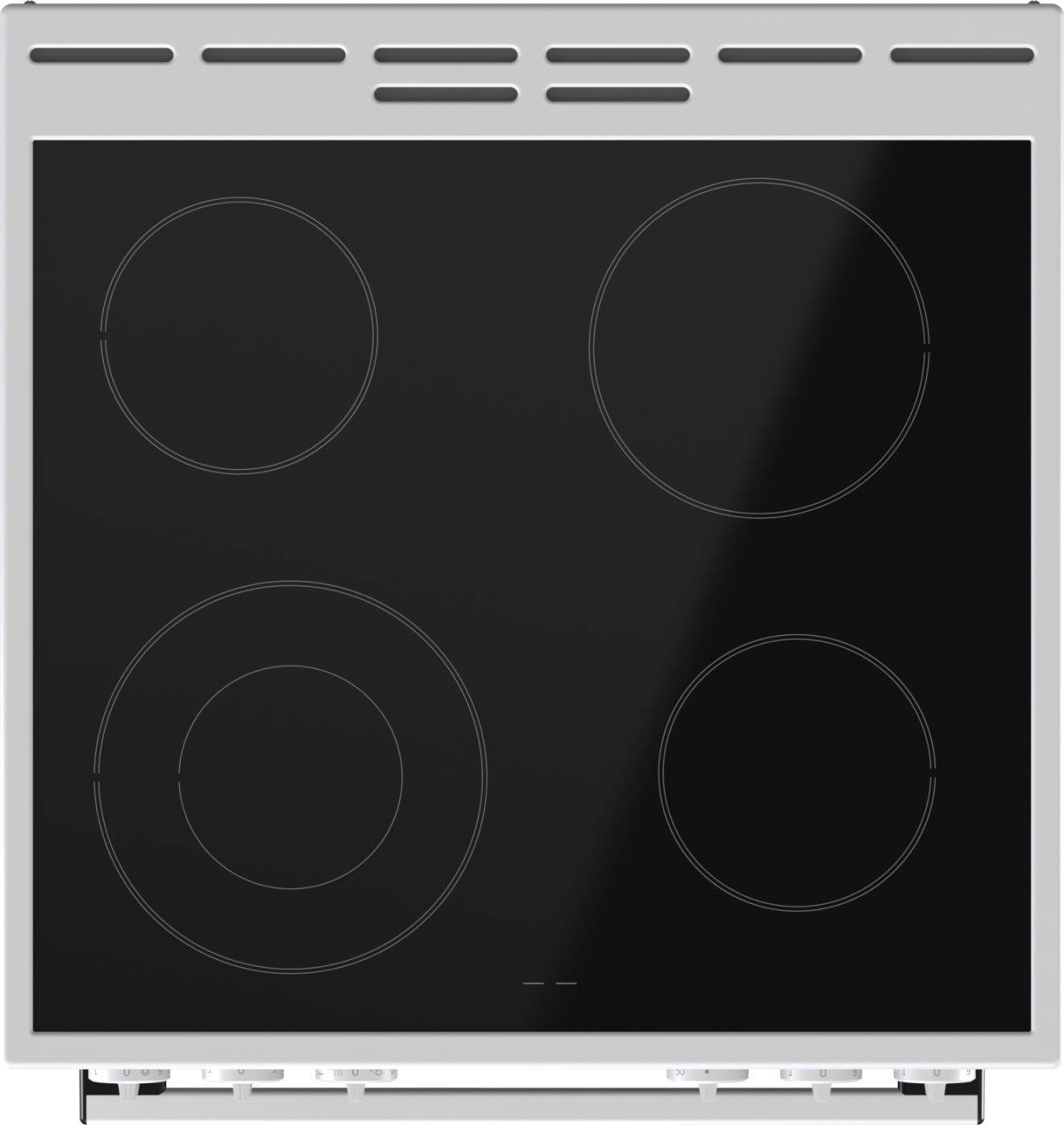 Gorenje EC6141WC Freestanding cooker Electric Ceramic hob White – image 2