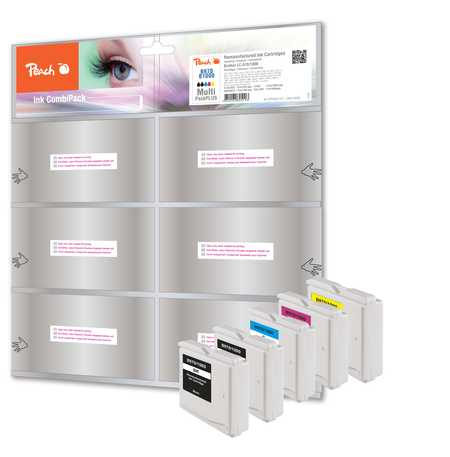 Peach PI500-121 ink cartridge 5 pc(s) High (XL) Yield Black, Cyan, Yellow, Magenta