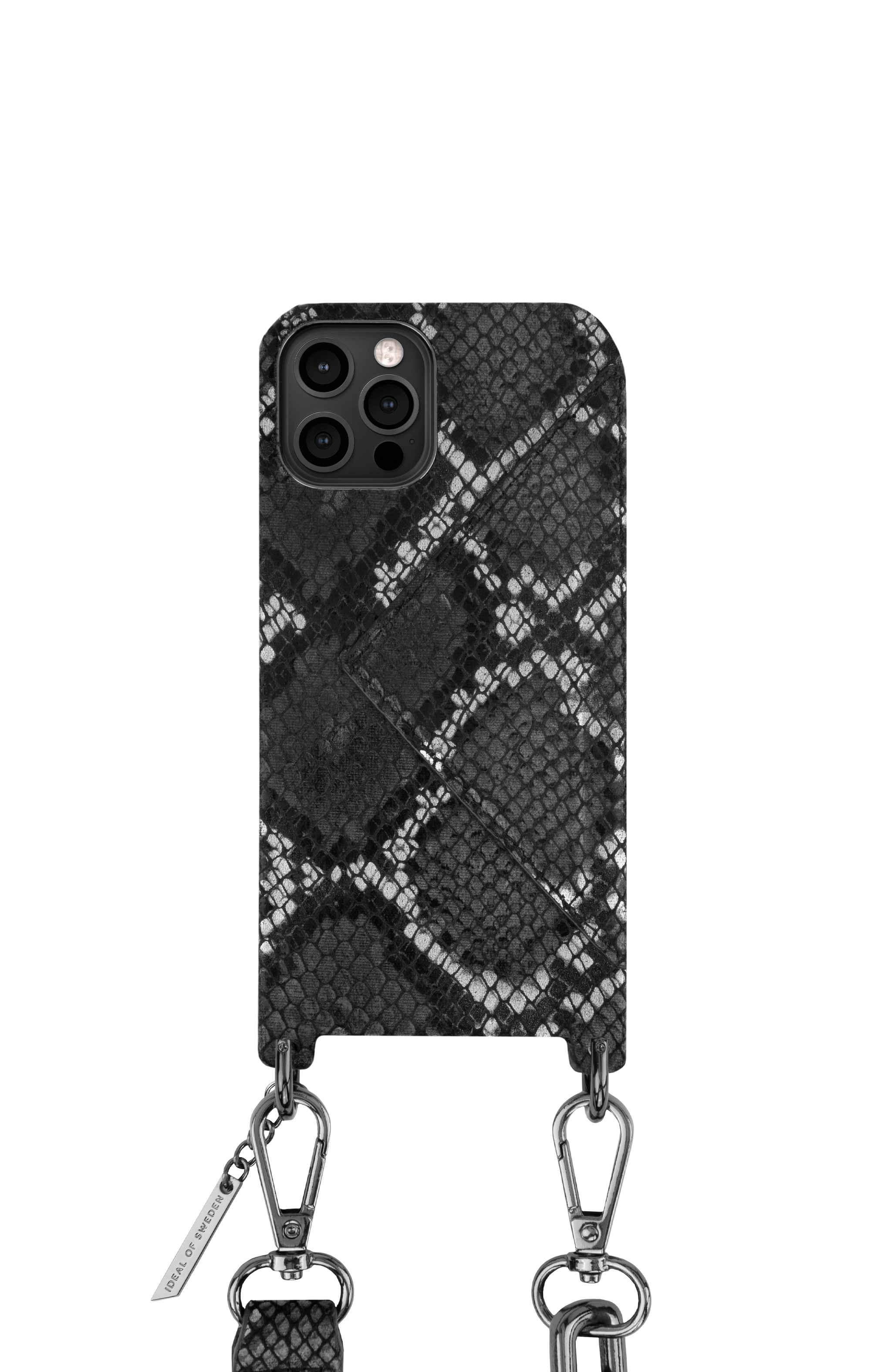 iDeal of Sweden Statement Necklace Case iPhone 12 PRO MAX Blk Sil S – image 2