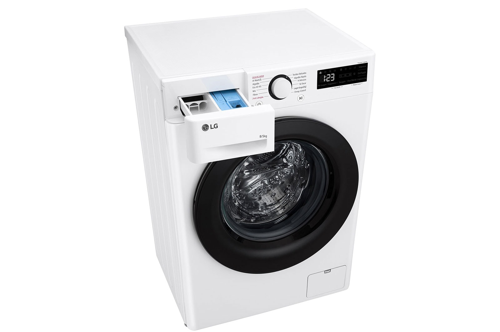 LG F2DR5S8S6W washer dryer Freestanding Front-load White – image 9