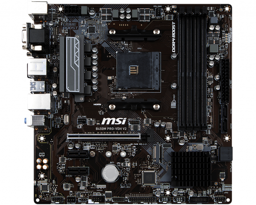 MSI B450M PRO-VDH V2