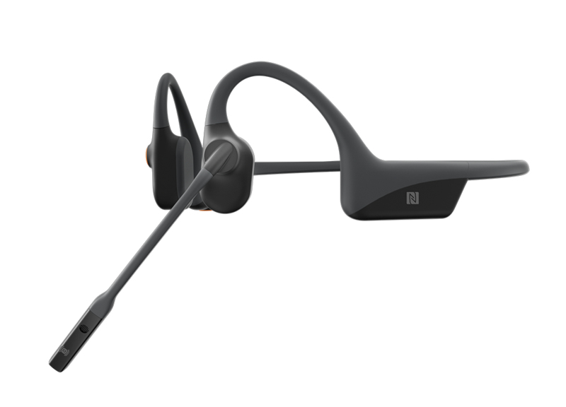 SHOKZ OpenComm Headset Wireless Ear-hook, Neck-band Calls/Music USB Type-C Bluetooth Grey – image 2