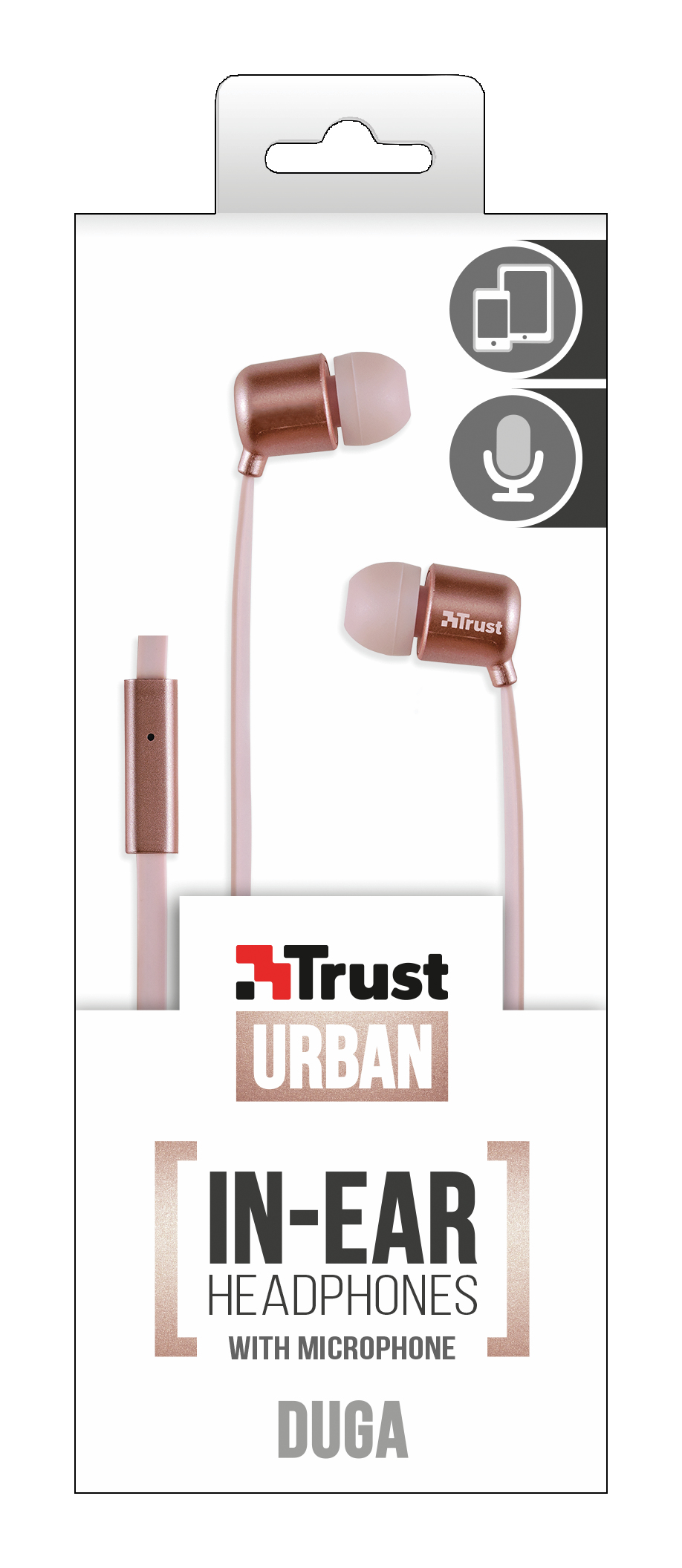 Trust 21114 headphones/headset Wired In-ear Calls/Music Pink – image 3