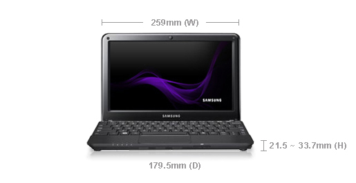 Samsung NC110-AM4UK Intel Atom® N550 Netbook – image 8