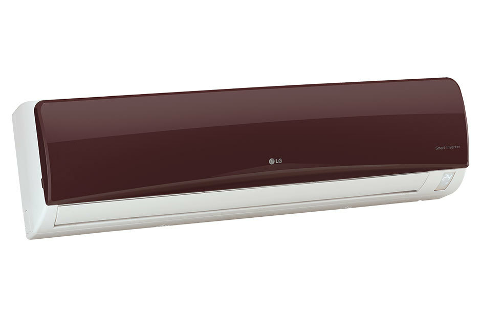 LG JS-Q12NRXA air conditioner Split system Maroon, White – image 4