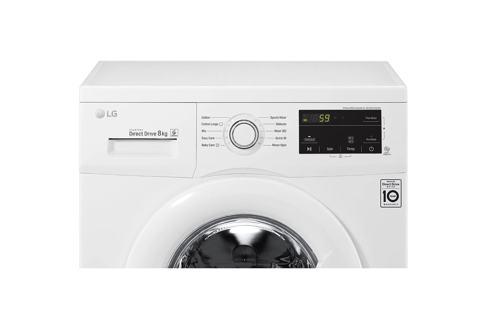 LG F4J3TN3W washing machine Front-load – image 3