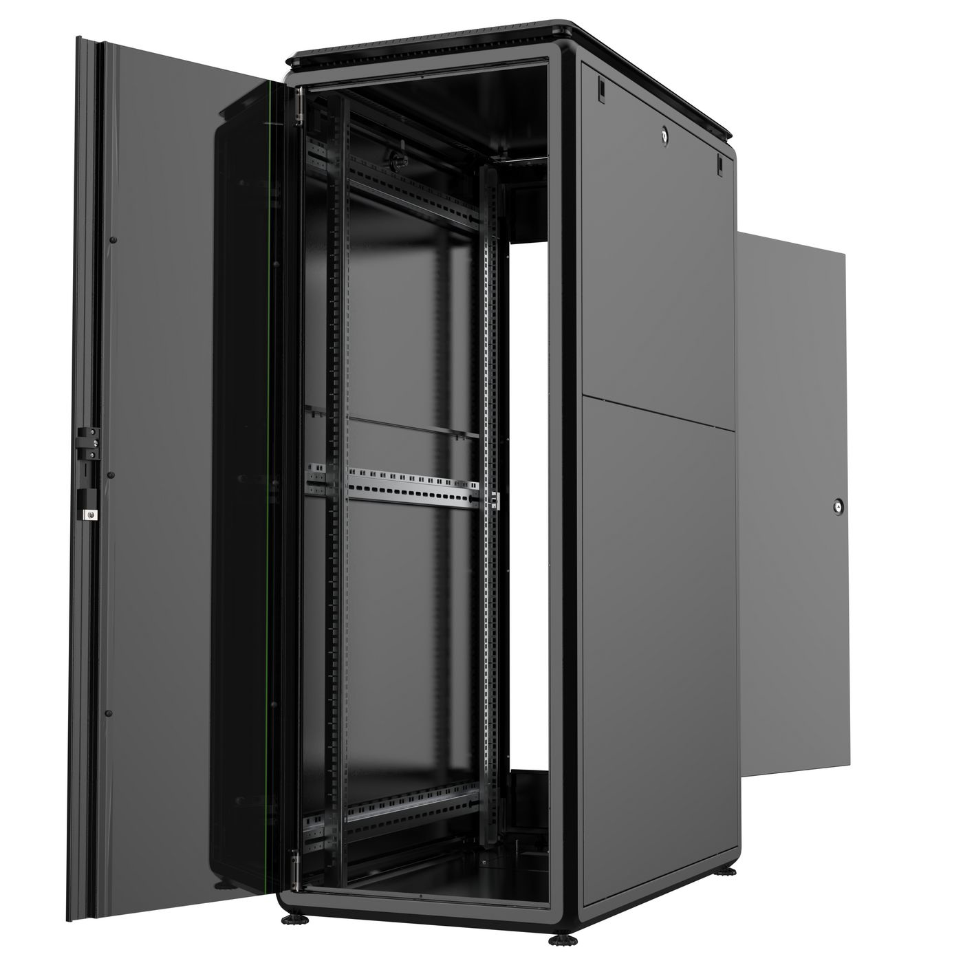 Lanview RDL32U61BL rack cabinet 32U Freestanding rack Black – image 2