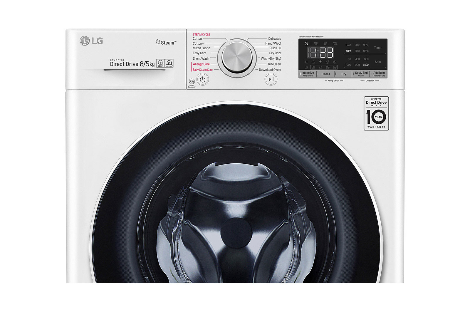 LG F4DV508S0W washer dryer Freestanding Front-load White – image 6