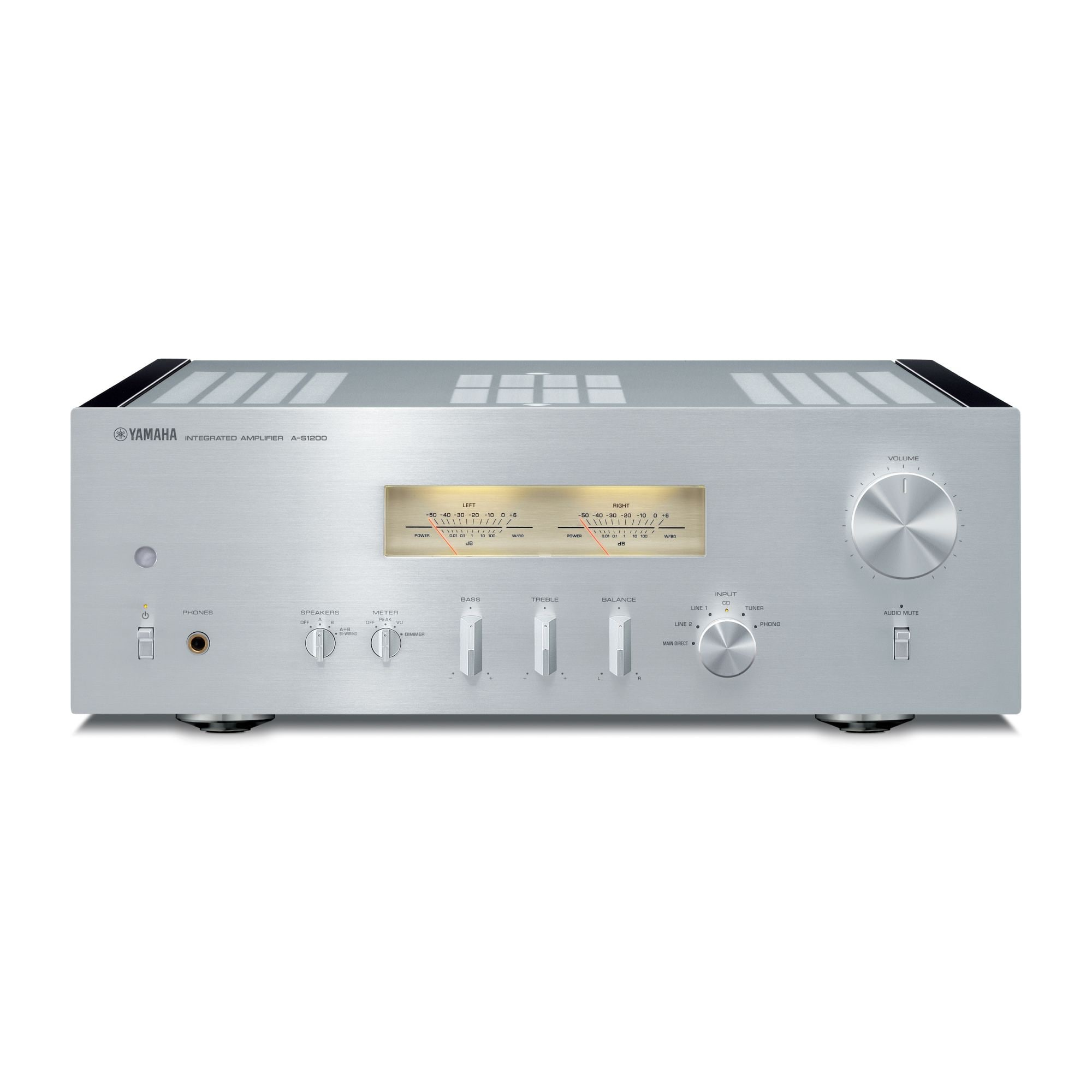 Yamaha A-S1200 audio amplifier 2.0 channels Home Silver – image 1