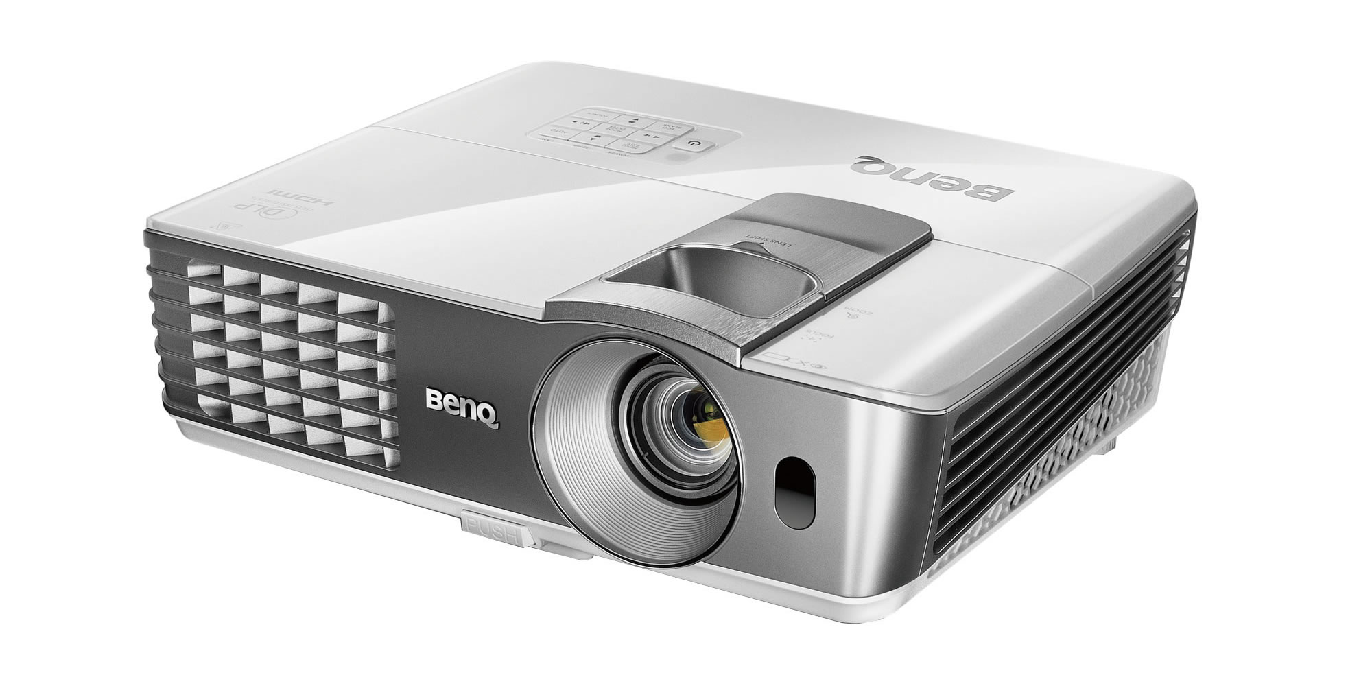 BenQ W1070+ Standard throw projector 2200 ANSI lumens DLP 1080p (1920x1080) 3D Grey