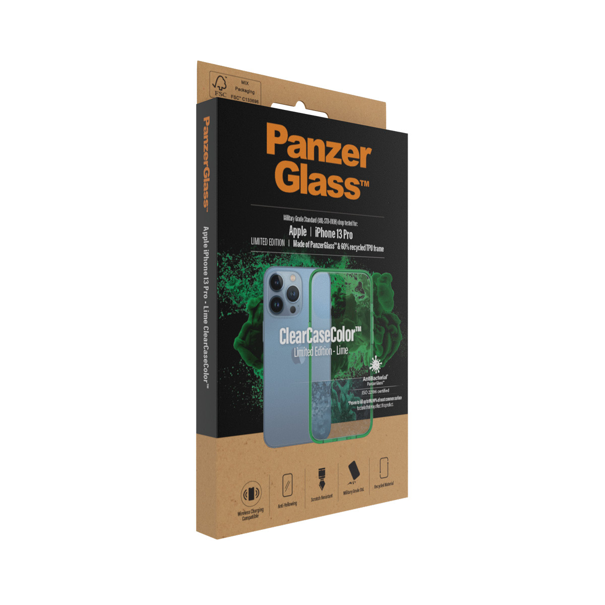 PanzerGlass ® ClearCaseColor™ iPhone 13 Pro - Lime – image 4