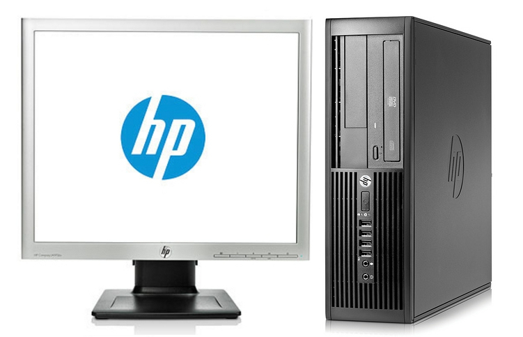 HP 4300 SFF + Compaq LA1956x