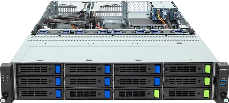 GIGABYTE R263-Z37-AAC1 LGA 6096 Rack (2U) Black, Steel – image 2