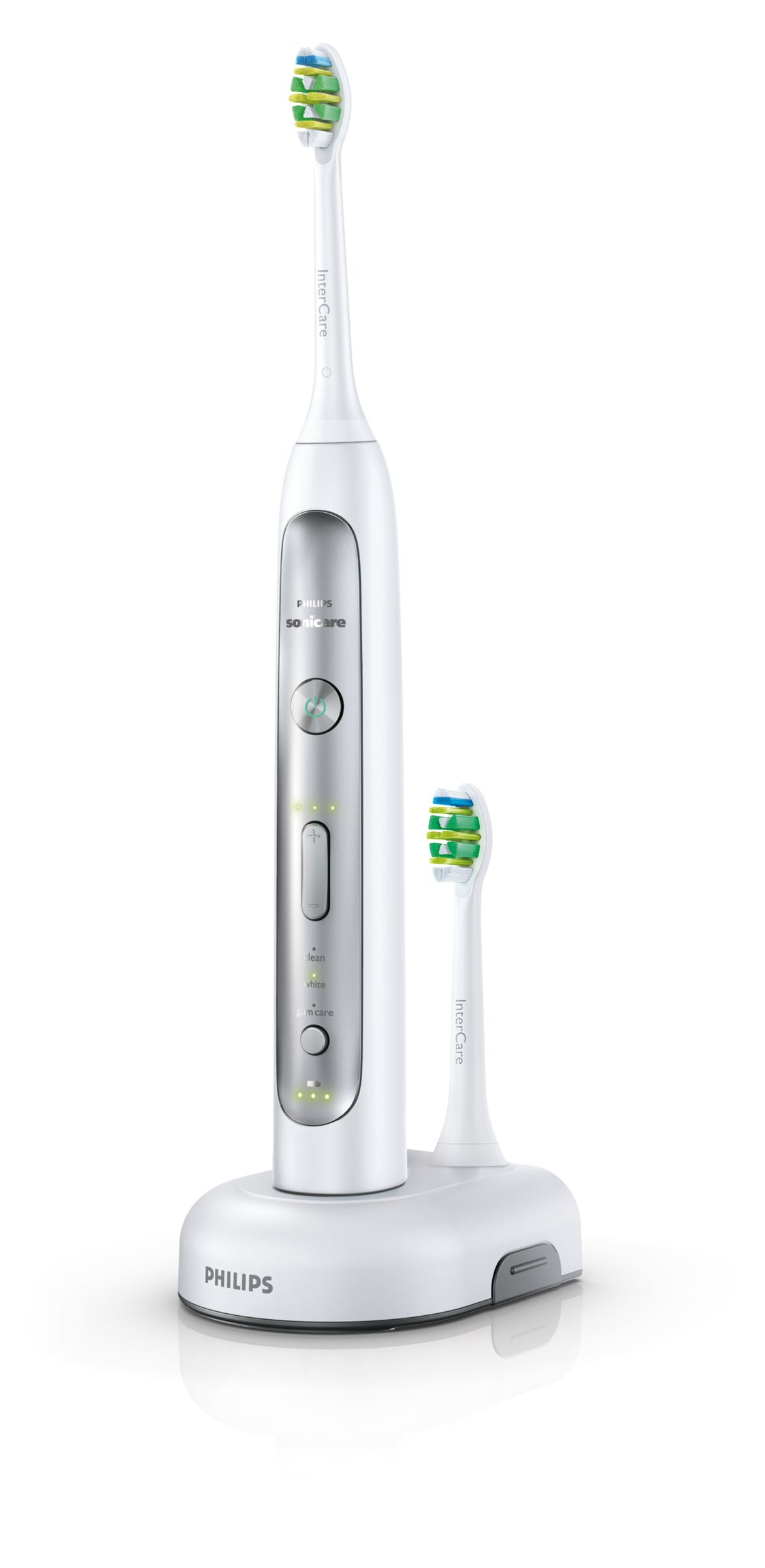 Philips Sonicare FlexCare Platinum HX9110/02 electric toothbrush Silver, White