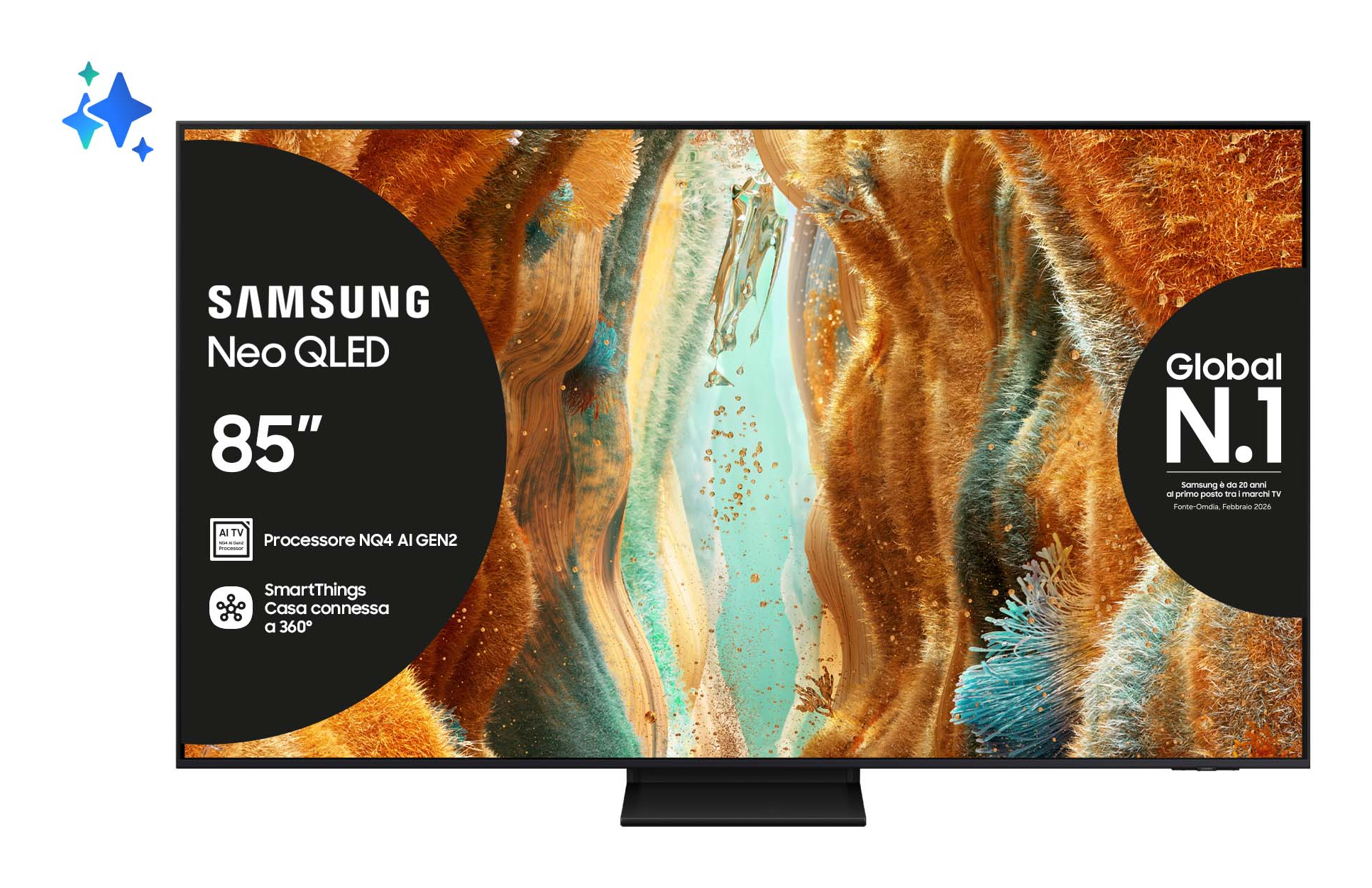 TV Mini Led SAMSUNG NeoQLED TQ85QN70F 4K AI 2025 — photo 1