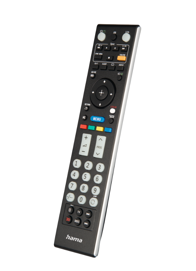 Hama 00221062 remote control IR Wireless TV Press buttons