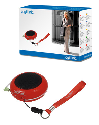 LogiLink SP0015 portable/party speaker Red – image 2