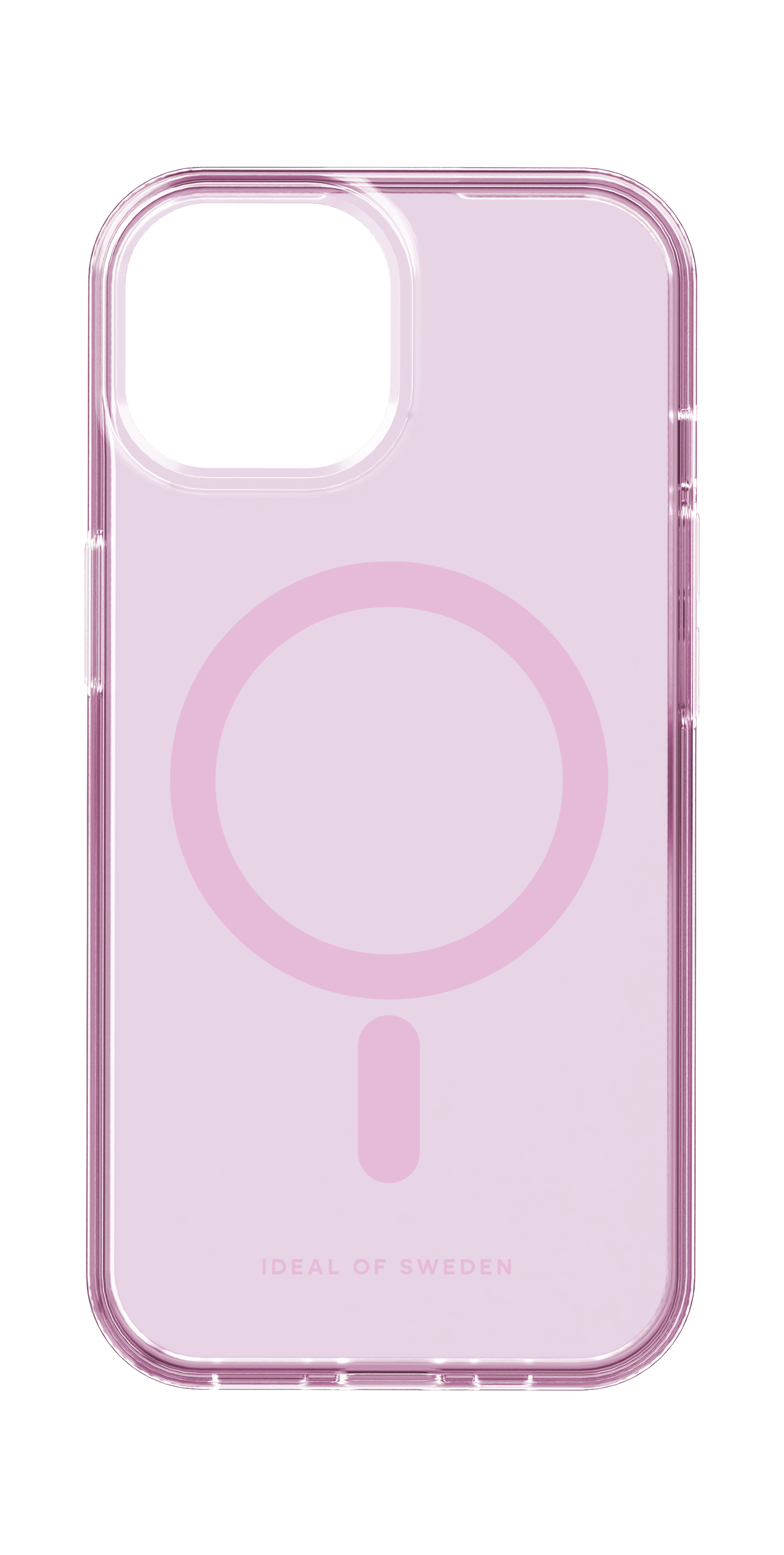 iDeal of Sweden Clear Case MagSafe iPhone 13 / 14 / 15 / 16e Light Pink