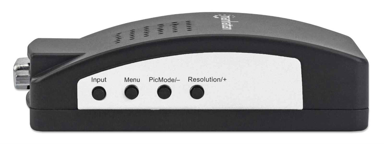 Manhattan MH PC TV Converter, HD15-female/RCA-female and S-Video-female and HD15-female, Silver, Retail Box – image 4