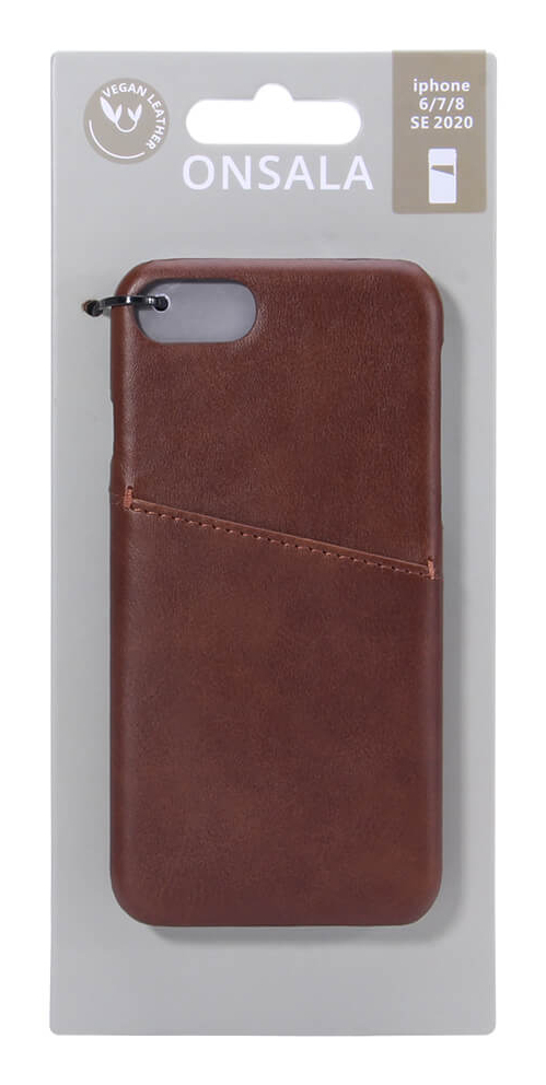 Onsala Mobilecover Brown iPhone 6/7/8/SE Creditcard Pocket – image 2