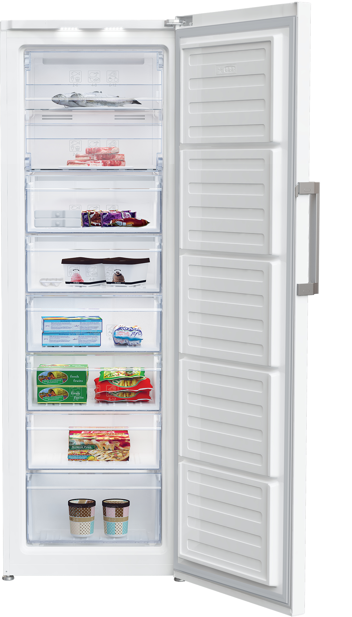 Beko GF312E43WCHN freezer Upright freezer Freestanding – image 3