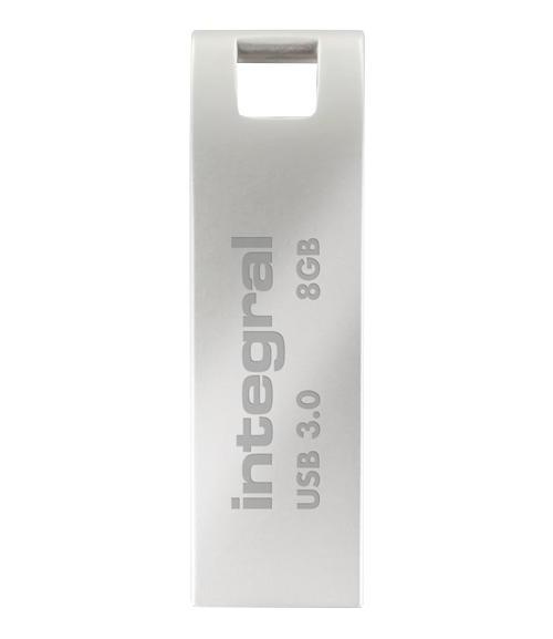 Integral 8GB USB3.0 DRIVE ARC METAL UP TO R-80 W-5 MBS