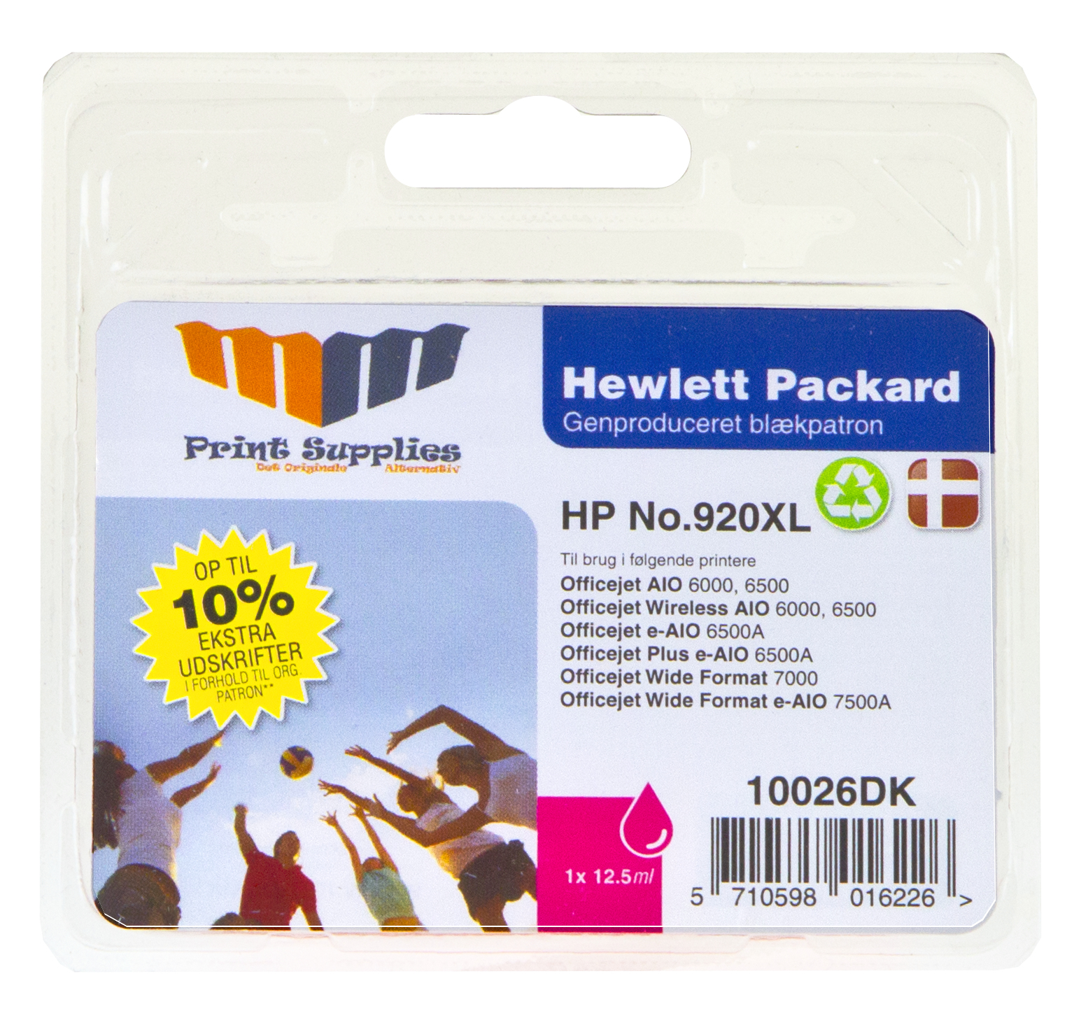 MM Magenta Inkjet Cartridge - Replaces HP No.920XL (CD973AE)