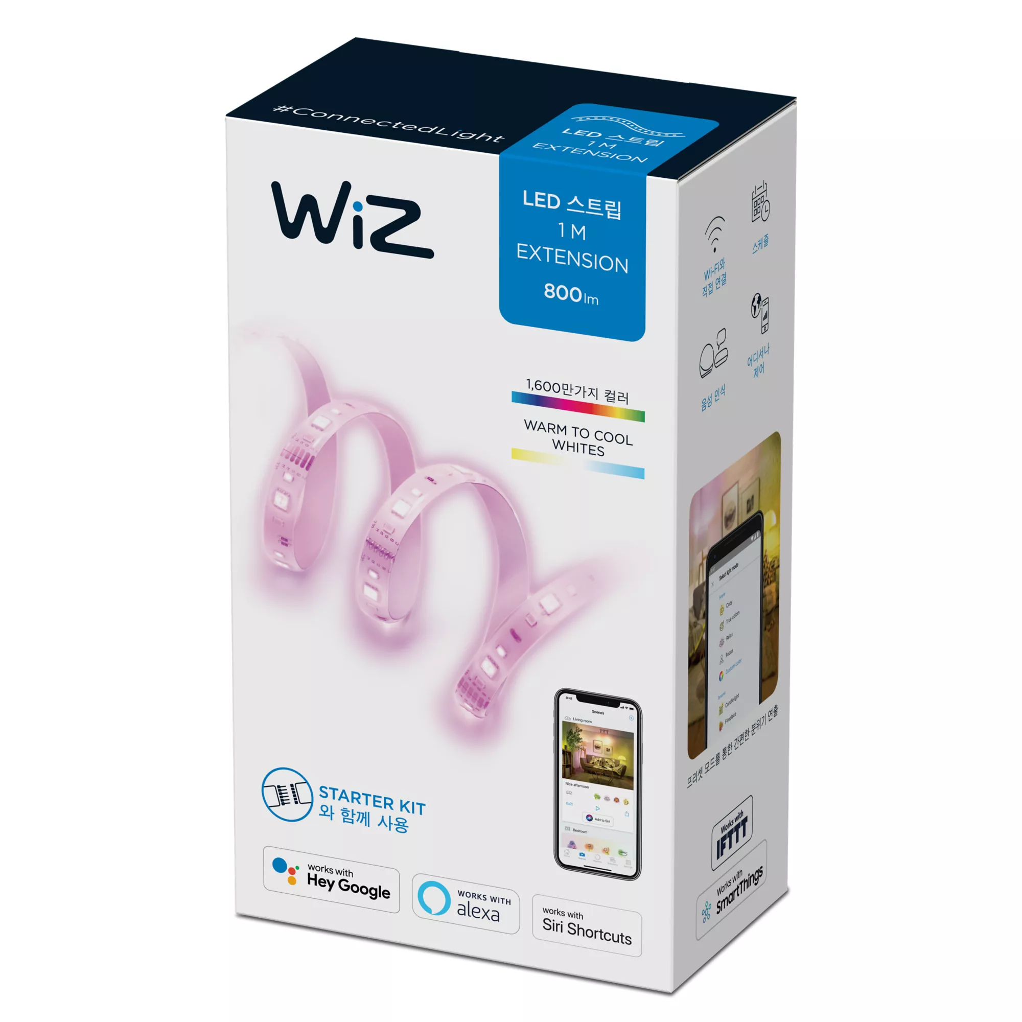 WiZ 8719514553972 smart lighting Smart strip light Wi-Fi/Bluetooth – image 3