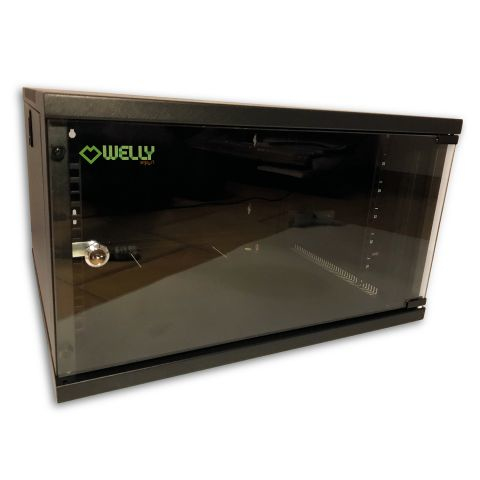 Welly Enjoy IT WY40002 rack cabinet 12U Wall mounted rack Black