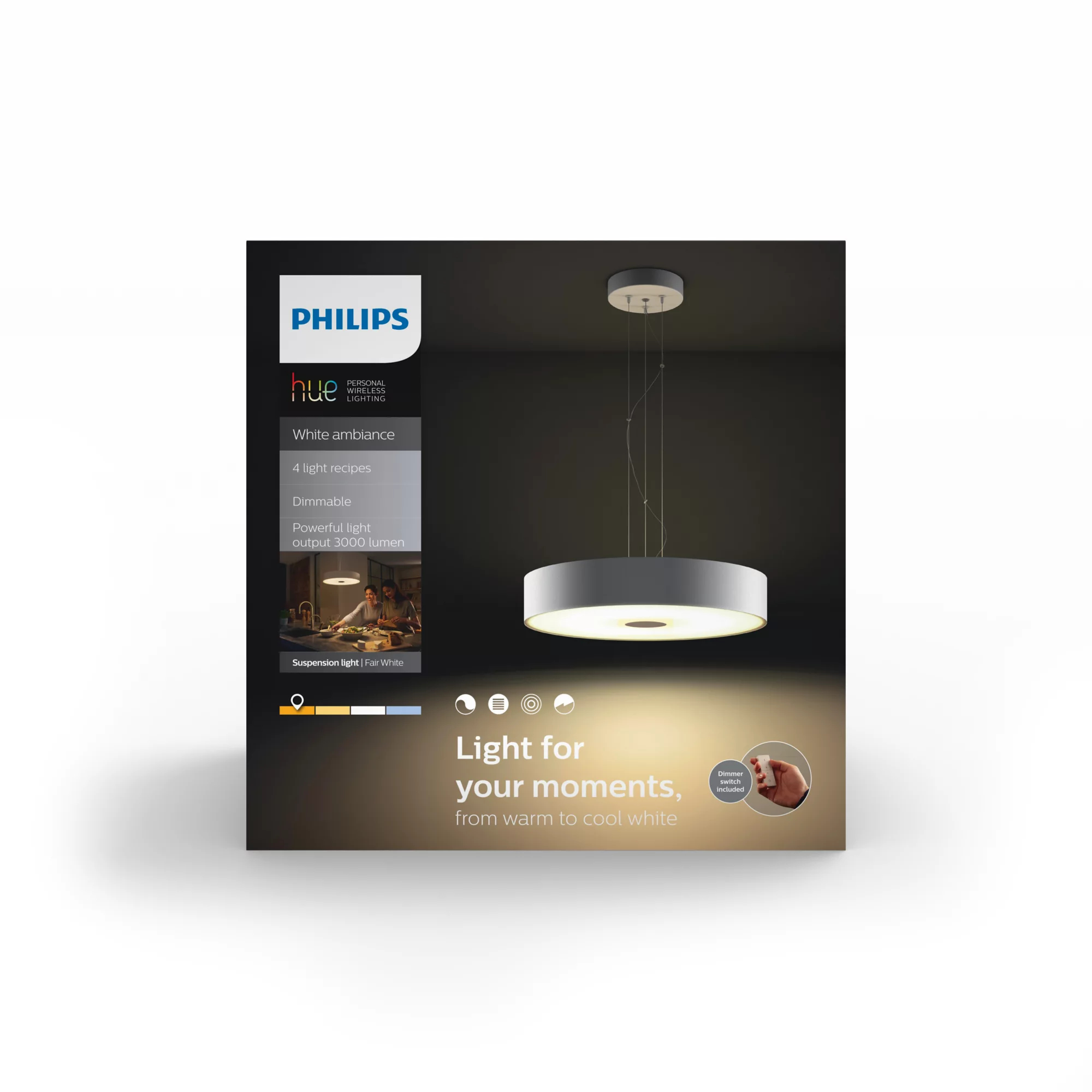 Philips by Signify Philips Hue White ambience Fair suspension light – image 3