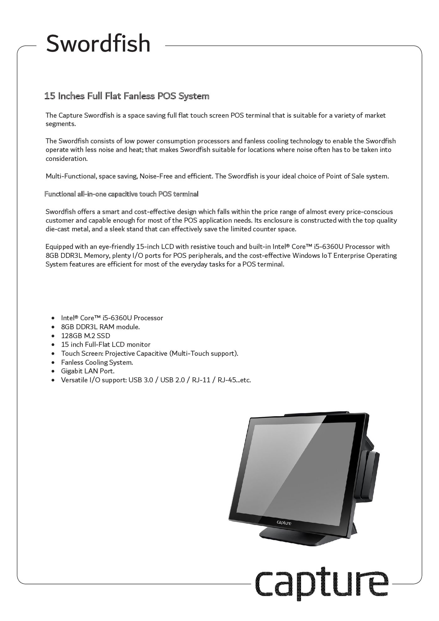 Capture CA-SY-21122 POS system – image 2