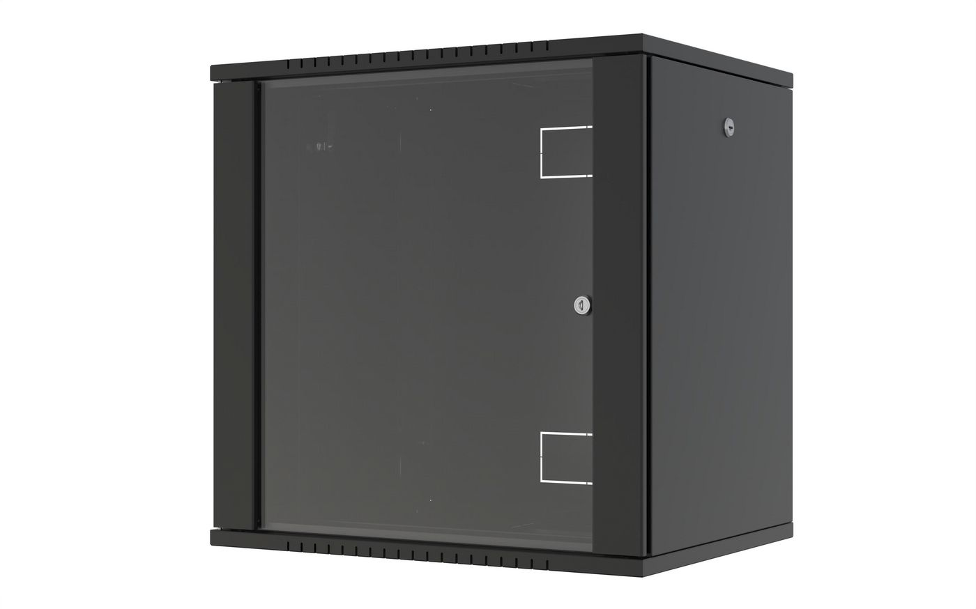 Lanview RWF12U45BL rack cabinet 12U Wall mounted rack Black