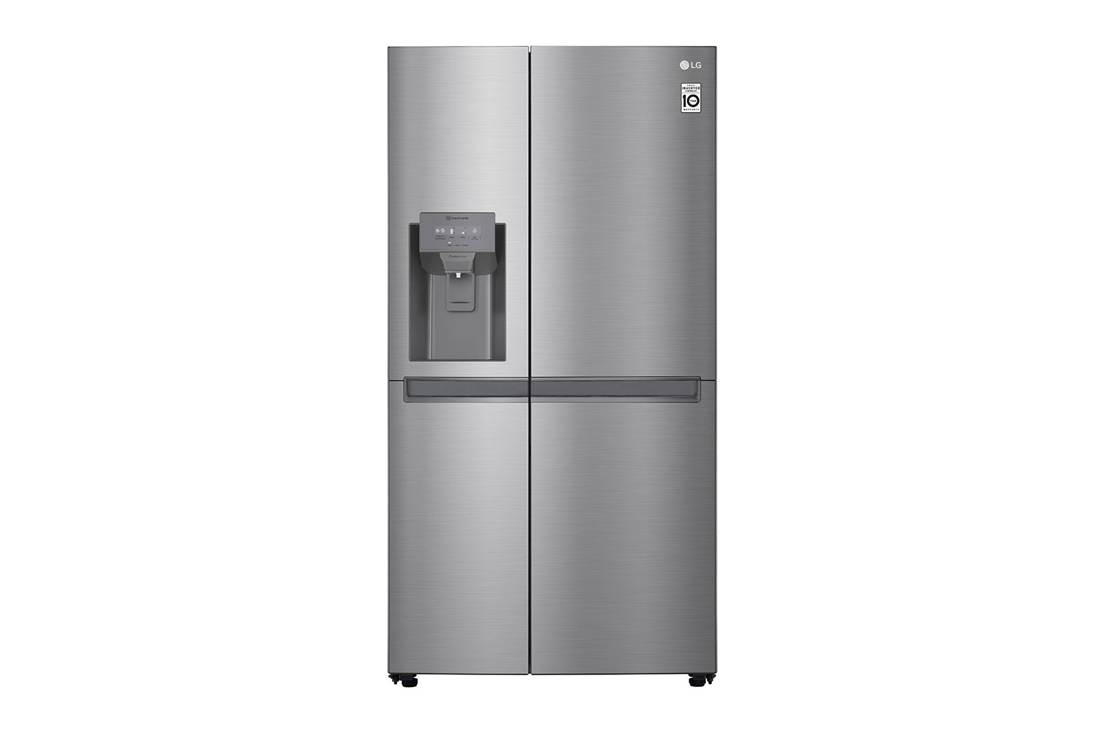 LG GSL481PZXZ side-by-side refrigerator Freestanding