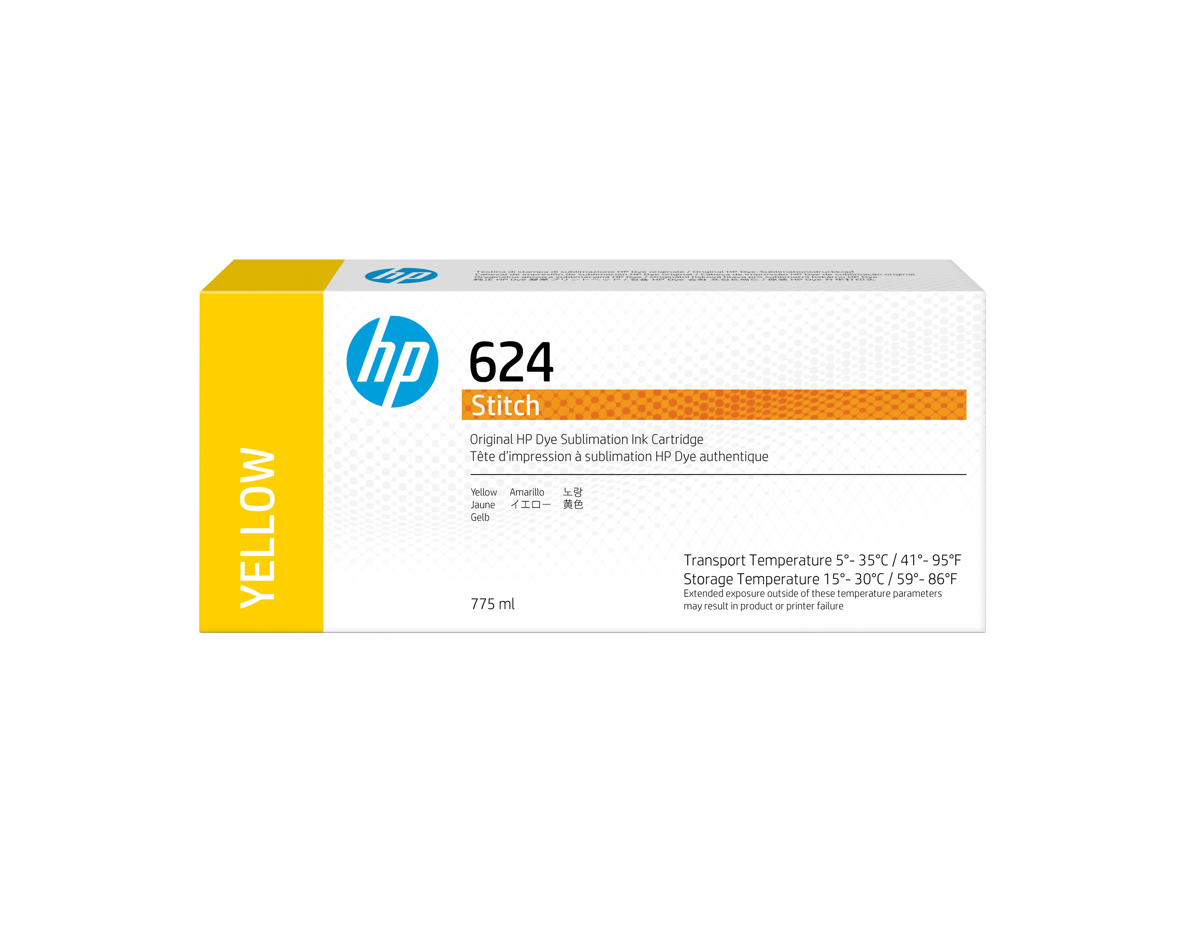HP 624 - 775 ml - giallo - …
