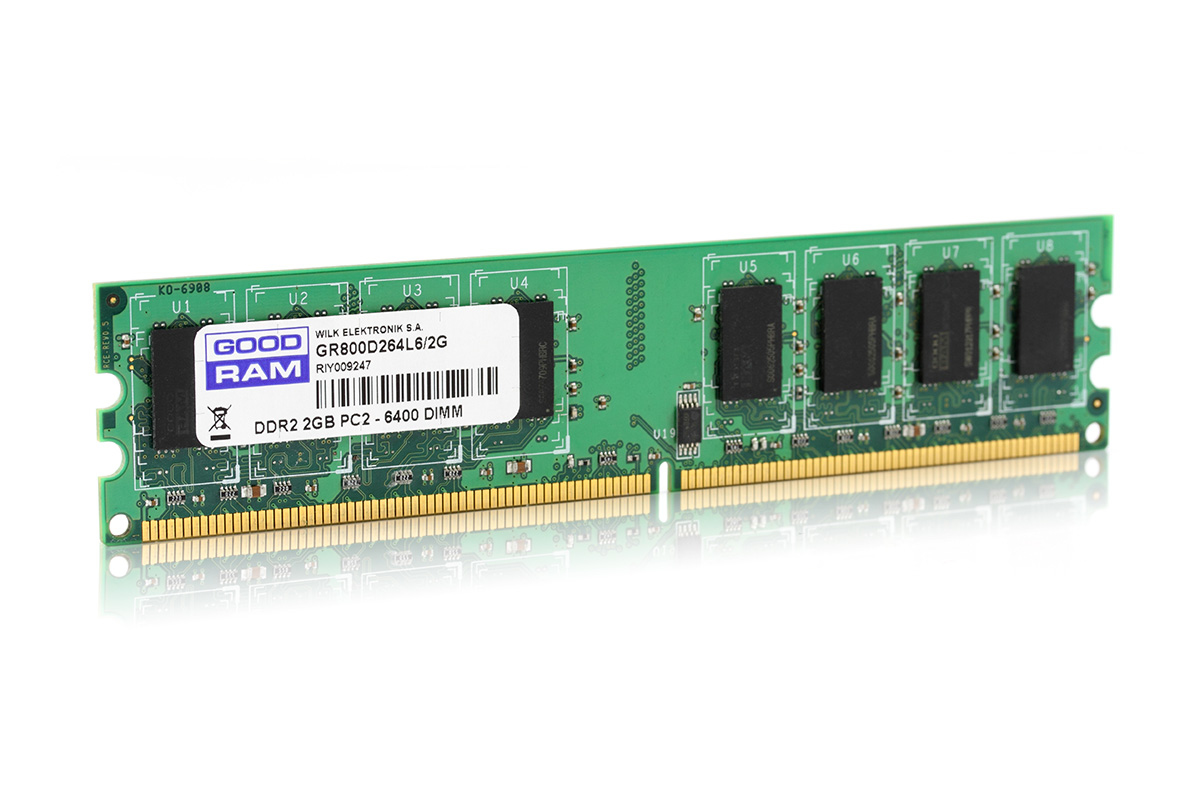 Goodram 2GB DDR2-800 memory module 2 x 1 GB 240-pin DIMM