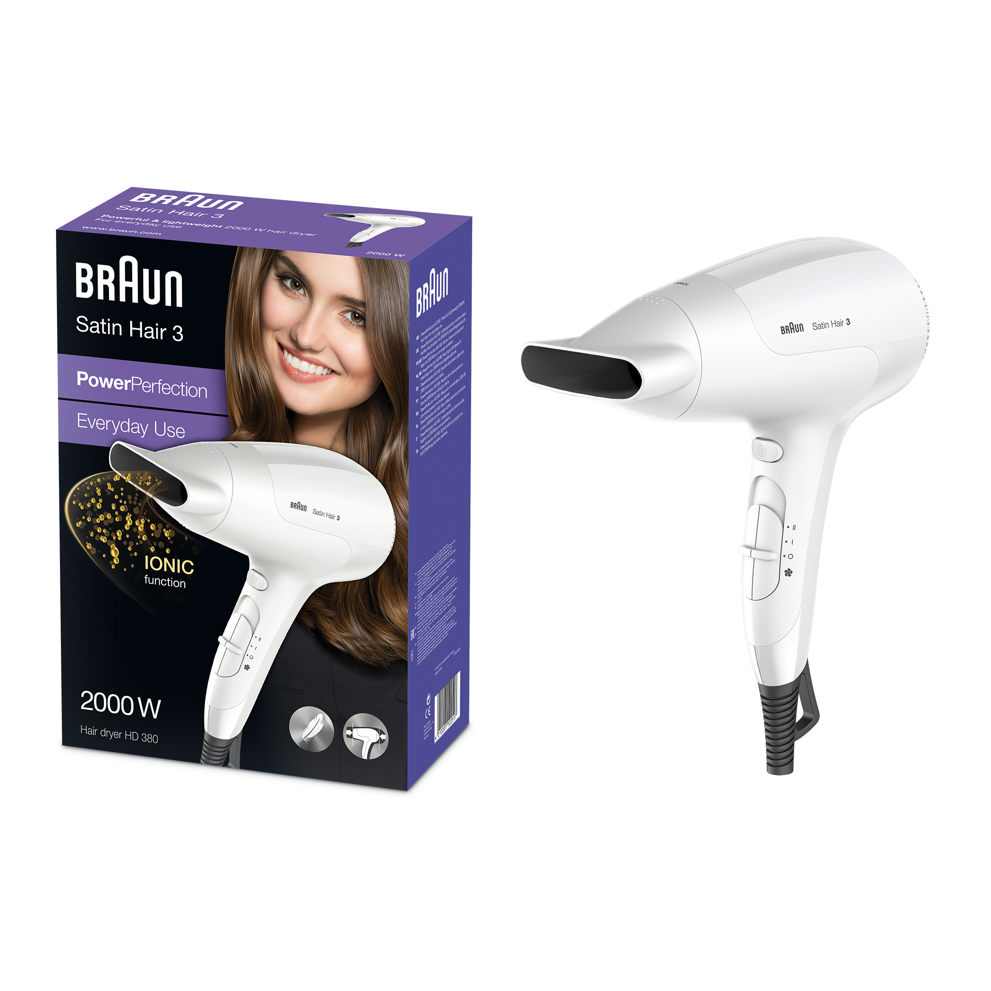 Braun Satin Hair HD 380 — vue 1 sur 6