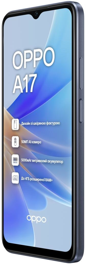 Oppo A17 CPH2477 16.7 cm (6.56") Dual SIM Android 12 4G Micro-USB 4 GB 64 GB 5000 mAh Black – image 3