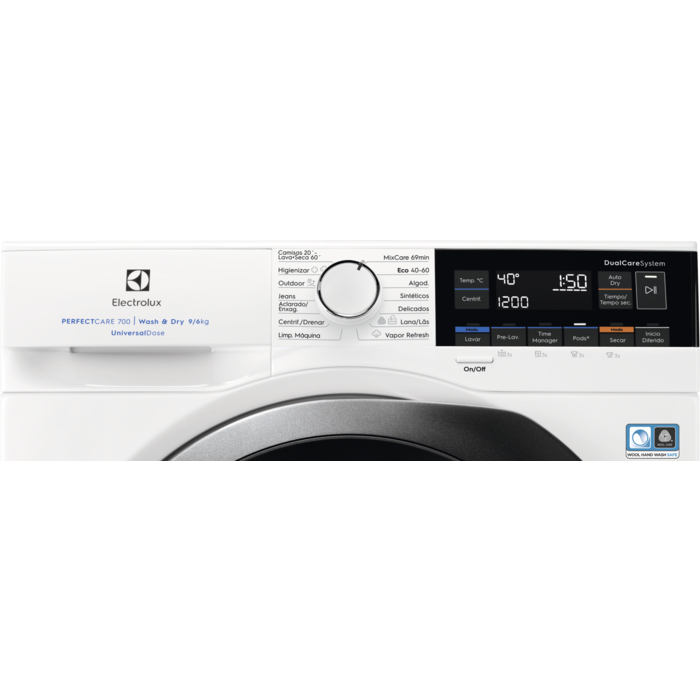 Electrolux ED7W3964LV washer dryer Freestanding Front-load Black, White – image 2