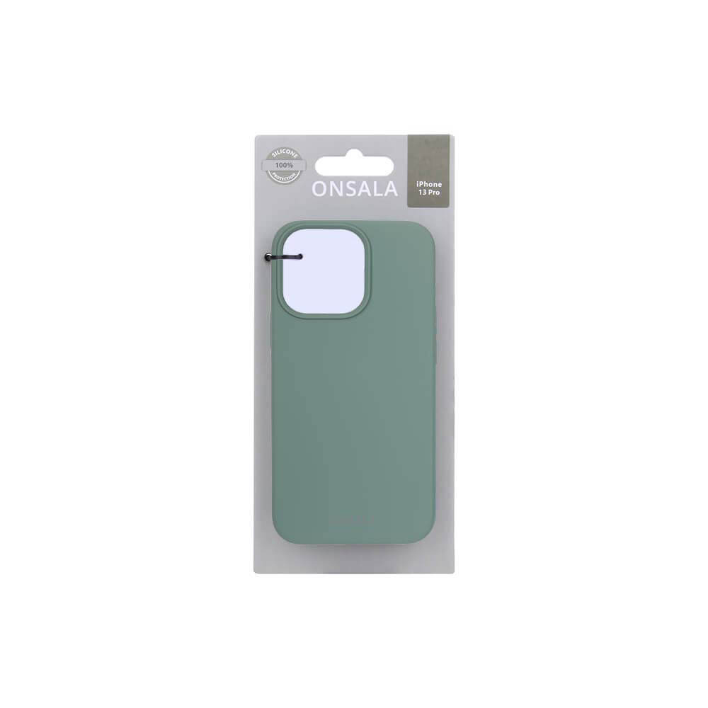 Onsala Phone Case Silicone Pine Green - iPhone 13 Pro – image 2