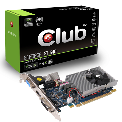 CLUB3D GeForce GT 640 2048MB DDR3 – image 3