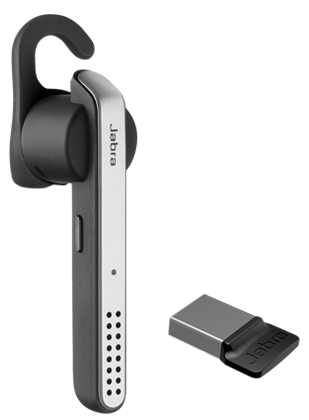 Jabra Stealth UC (MS) Headset Trådlös Öronkrok, I öra Samtal/musik Micro-USB Bluetooth Svart