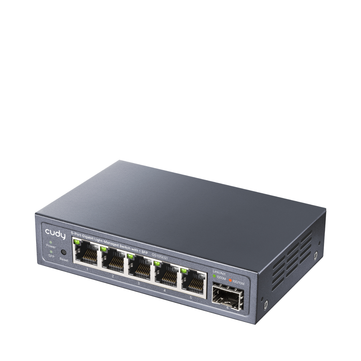 Cudy 5-Port Gigabit Easy-Managed Switch with 1 SFP, GS105ES1 1.0 – image 2